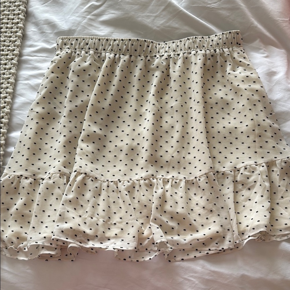 Polka Dot Ruffle Skirt